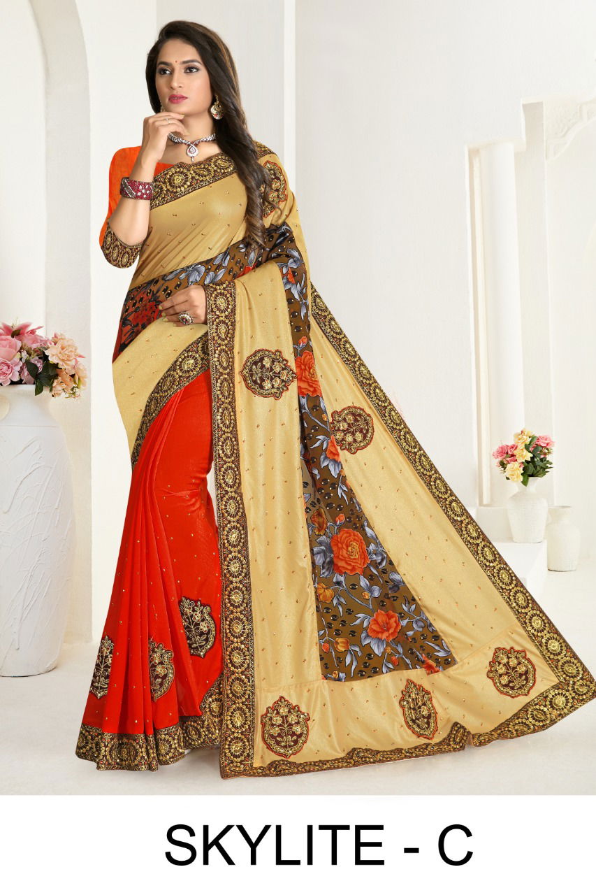 Ronisha Skylite Latest Designer Casual Wear Silk Sarees Collection